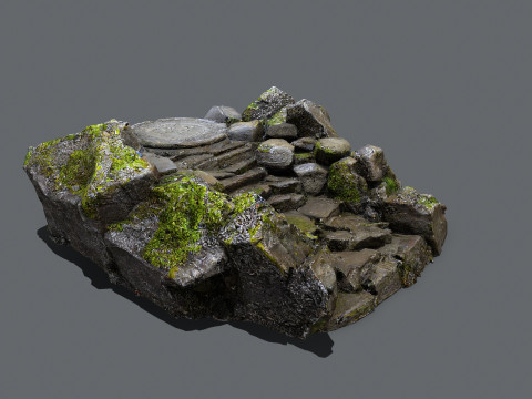 Old temple 3D Model