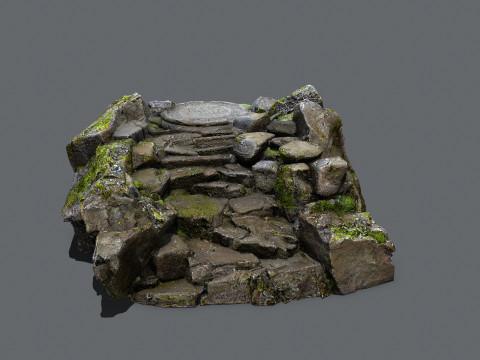 Old temple 3D Model