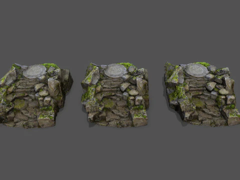 Old temple 3D Model