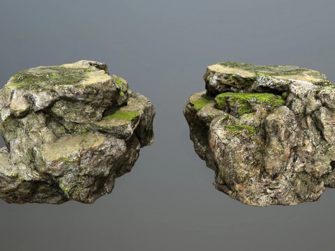 Forest rocks 3D Model