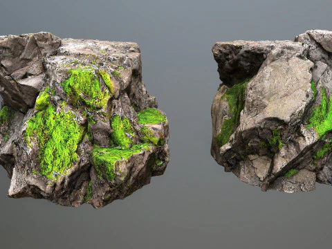 Forest rocks 3D Model
