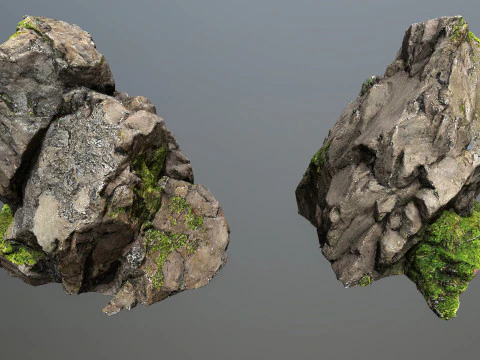 Forest rocks 3D Model