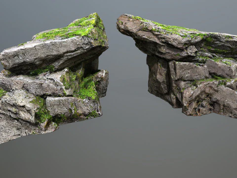 Forest rocks 3D Model