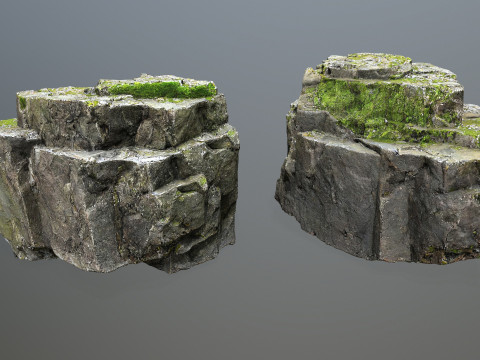 Forest rocks 3D Model