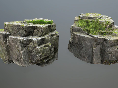 Forest rocks 3D Model