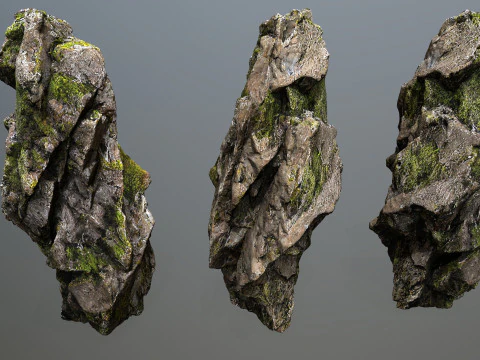Forest rocks 3D Model