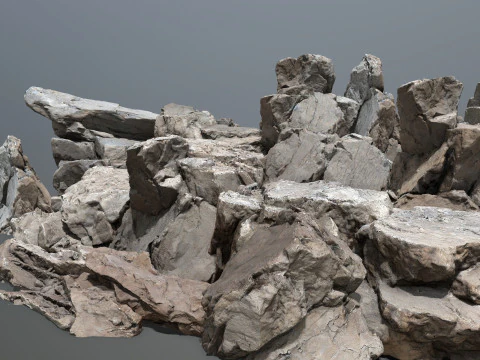 Rocce del deserto Modello 3D