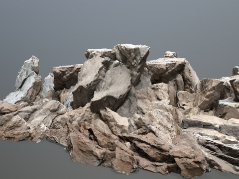 Desert rocks 3D Model