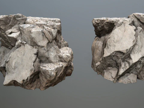 Rocce del deserto Modello 3D