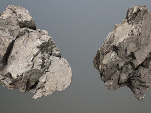 Desert rocks 3D Model