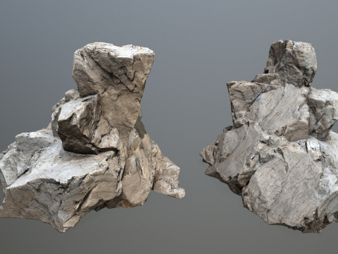 Desert rocks 3D Model