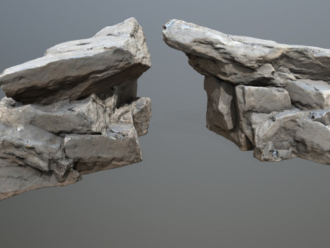 Desert rocks 3D Model