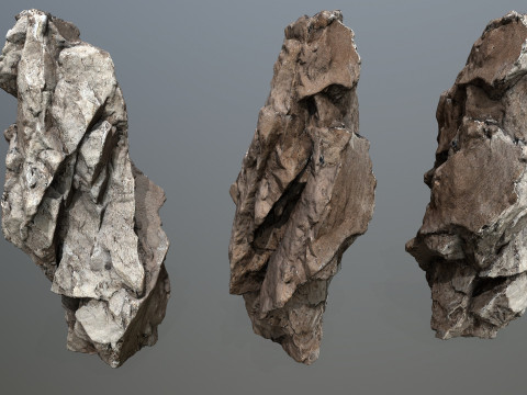Desert rocks 3D Model