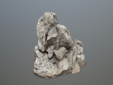 Desert rocks 3D Model