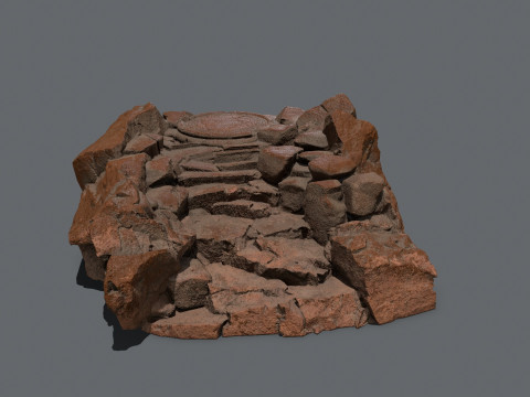 Old temple 3D Модель