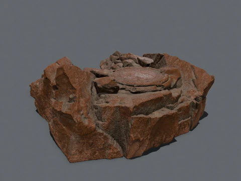 Old temple 3D Model