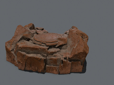 Old temple 3D Модель