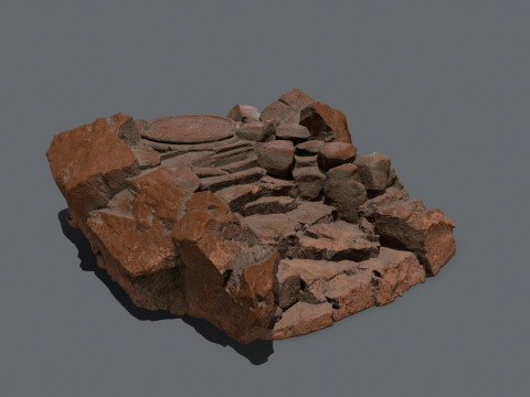 Old temple 3D Модель