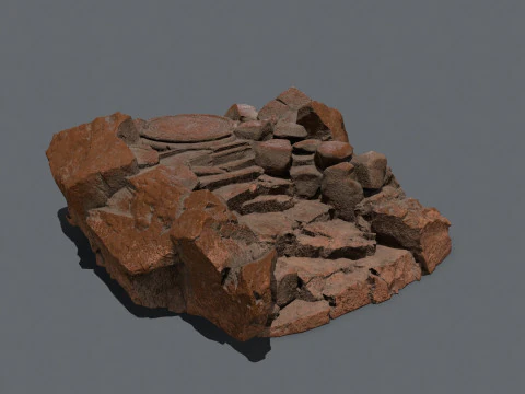 Old temple 3D Model