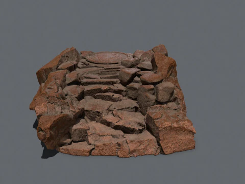 Old temple 3D Model