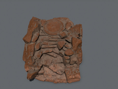 Old temple 3D Модель