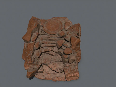 Old temple 3D Model