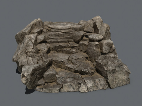 Old temple Modelo 3D
