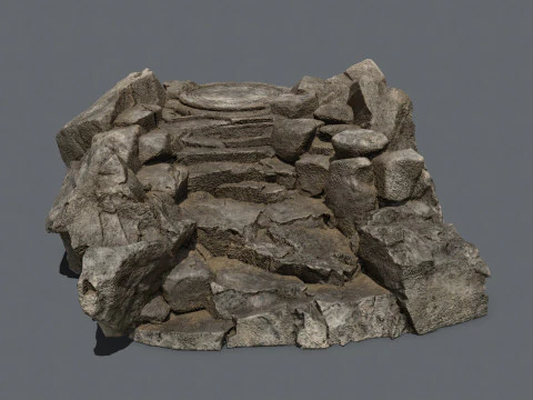 Vecchio tempio Modello 3D