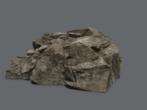 Old temple 3Dモデル