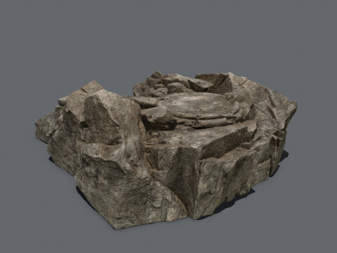 Old temple 3Dモデル