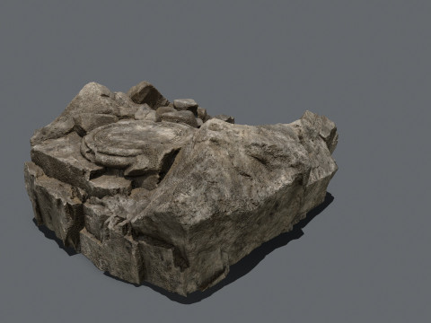 Old temple 3Dモデル
