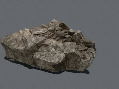 Old temple 3Dモデル