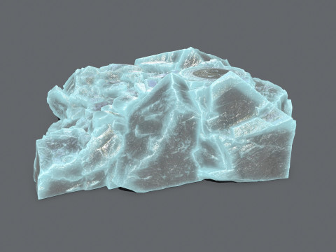 Ice temple 3D-Modell