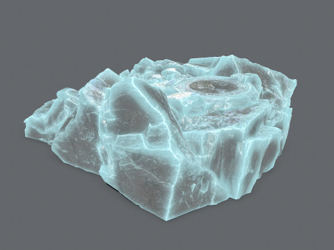 Ice temple 3D-Modell