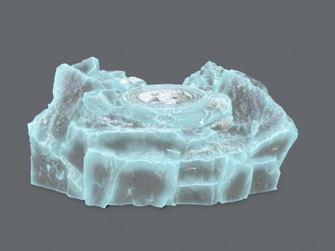 Ice temple 3D-Modell