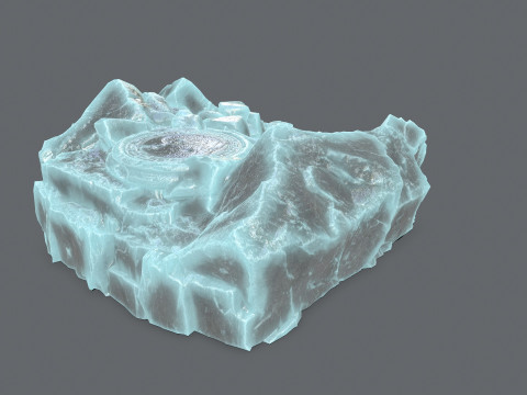 Ice temple 3D-Modell