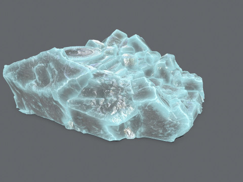 Ice temple 3D-Modell