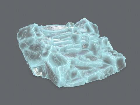 Ice temple 3D-Modell