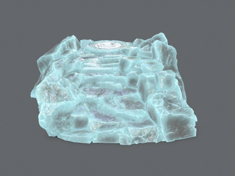 Ice temple 3D-Modell