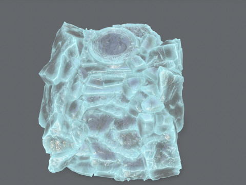 Ice temple 3D-Modell