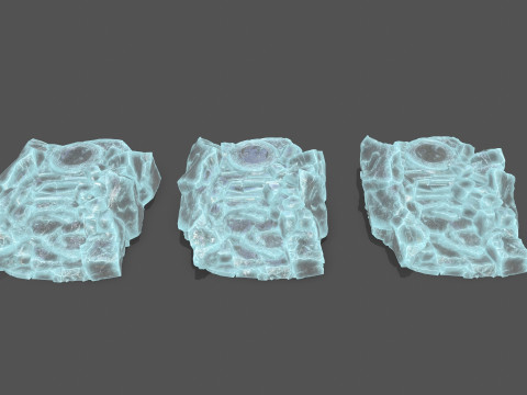 Ice temple 3D-Modell