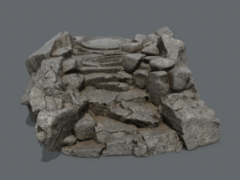 Old temple 3D Model