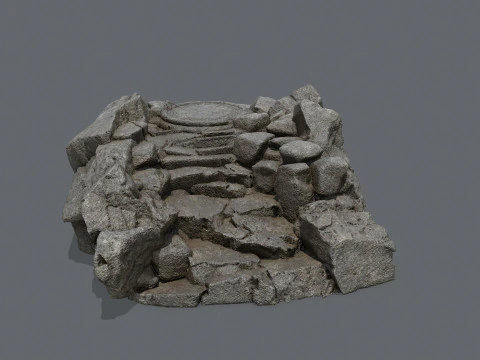 Old temple 3D Model