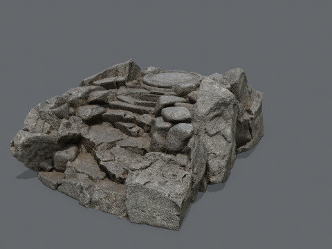 Old temple 3D Модель