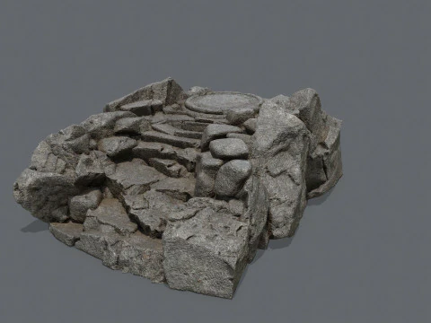 Old temple 3D Model