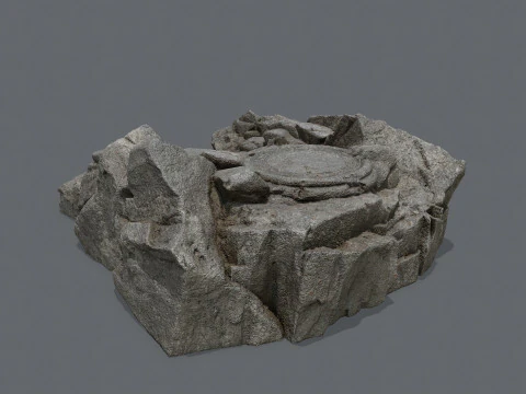 Old temple 3D Model