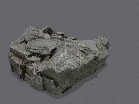 Old temple 3D Модель