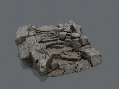 Old temple 3D Модель