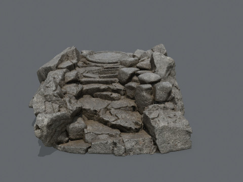 Old temple 3D Модель