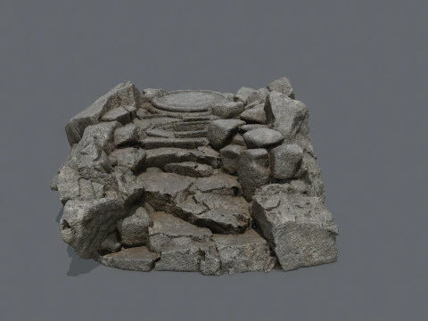 Old temple 3D Model